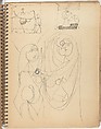 Sketchbook, Arshile Gorky (American (born Armenia), Khorkom 1904–1948 Sherman, Connecticut), Sketchbook of pen and black ink and graphite on paper