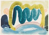 Pond in Sunlight, Arthur Dove  American, Tempera on paper