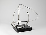 Homage to the World of Minkowski, José de Rivera (American, 1904–1985), Chrome, nickel, and stainless steel with painted wooden base