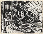 Still Life Study, Hans Hofmann American, born Germany, Brush and black ink on paper (recto); brush and black ink on paper (verso)