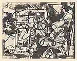 Untitled, Hans Hofmann  American, born Germany, Brush and black ink on paper