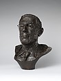 Portrait Bust of Philippe de Montebello, Angela Conner (British, born 1935), Bronze, ed. 1/8