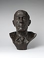 Portrait Bust of Philippe de Montebello, Angela Conner (British, born 1935), Bronze, ed. 1/8