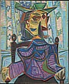 Dora Maar in an Armchair, Pablo Picasso  Spanish, Oil on canvas