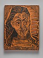 Jacqueline in a Printed Dress, Pablo Picasso Spanish, Terracotta with black slip