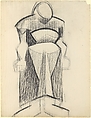 The Farmer's Wife, Pablo Picasso  Spanish, Charcoal on paper