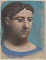 Head of a Woman, Pablo Picasso Spanish, Pastel on paper