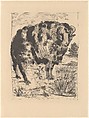 Ram, from ¦Picasso: Original Etchings for the Texts of Buffon¦, Pablo Picasso  Spanish, Lift ground aquatint