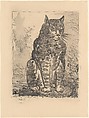 Cat, from ¦Picasso: Original Etchings for the Texts of Buffon¦, Pablo Picasso  Spanish, Lift ground aquatint