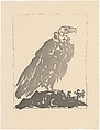 Vulture, from ¦Picasso: Original Etchings for the Texts of Buffon¦, Pablo Picasso  Spanish, Lift ground aquatint and drypoint