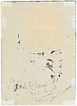 Paul Verlaine, Pablo Picasso (Spanish, Malaga 1881–1973 Mougins, France), Brush and pen and black ink on paper