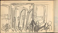 Sketchbook, Max Beckmann (German, Leipzig 1884–1950 New York), Sketchbook of graphite on paper