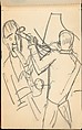 Sketchbook, Max Beckmann (German, Leipzig 1884–1950 New York), Sketchbook of graphite on paper