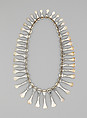 Necklace, Alexander Calder  American, Silver