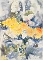 Yellow and Blue, Charles Demuth  American, Watercolor on paper