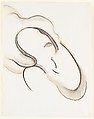 Abstraction IX, Georgia O'Keeffe (American, Sun Prairie, Wisconsin 1887–1986 Santa Fe, New Mexico), Charcoal on paper