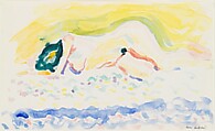 Reclining Bather, Henri Matisse French, Watercolor and graphite on paper
