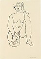 Nude with Bracelets, Henri Matisse  French, Pen and black ink on paper
