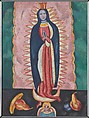 The Virgin of Guadalupe, Marsden Hartley  American, Oil and charcoal on paperboard