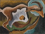 Goat, Arthur Dove American, Oil on canvas with selective varnish