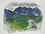 White Mountain Country - Franconia Range, Mountain Peaks, John Marin American, Watercolor, charcoal, and graphite on paper