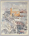 Weehawken, John Marin American, Watercolor on paper