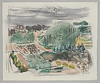 Tree Nursery, Closter, New Jersey, John Marin American, Watercolor, crayon and graphite on paper