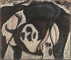 Cow, Arthur Dove American, Pastel on linen