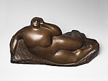 The Mountain, Gaston Lachaise (American (born France) Paris 1882–1935 New York), Bronze, with artist-designed glass plinth