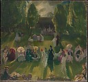 Tennis at Newport, George Bellows  American, Oil on canvas