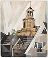 After Sir Christopher Wren, Charles Demuth  American, Opaque watercolor and graphite on board