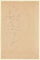 The Kiss, Egon Schiele Austrian, Graphite on paper