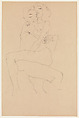 Couple Embracing, Egon Schiele Austrian, Graphite on paper