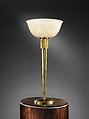 Lamp, Emile-Jacques Ruhlmann French, Gilt bronze and alabaster