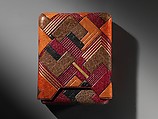 Cigarette Case, Pierre Legrain (French, Levallois-Perret 1889–1929 Paris), Dyed and tooled leather, gold leaf