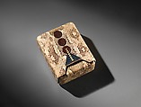Cigarette Case, Pierre Legrain (French, Levallois-Perret 1889–1929 Paris), Snake skin, dyed and tooled leather, gold leaf