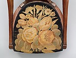“David-Weill” Chair (model no. 45), with “Tulipes et Œillets” (Tulips and Carnations, possibly pattern no. 2513) Upholstery, Louis Süe (French, Bordeaux 1875–1968 Paris), Mahogany, oak, wool