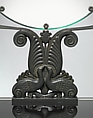 Dressing Table, Armand-Albert Rateau (French, Paris 1882–1938 Paris), Bronze, basalt, mirror glass