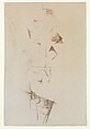 Standing Female Nude, Pablo Picasso (Spanish, Malaga 1881–1973 Mougins, France), Pen and ink on paper