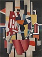 Composition (The Typographer), Fernand Léger (French, Argentan 1881–1955 Gif-sur-Yvette), Oil on canvas