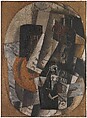 Still Life: "2ᵉ étude", Georges Braque French, Oil, charcoal, and sand on unprimed canvas