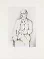 Leopold Bloom, Richard Hamilton (British, London 1922–2011 Oxfordshire), Soft ground etching, roulette, engraving and aquatint