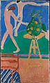 Nasturtiums with the Painting "Dance" I, Henri Matisse  French, Oil on canvas