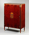 Armoire, The Company of Master Craftsmen, for W. & J. Sloane  American, Thuyawood, mahogany, satinwood, plastic, ebony, American