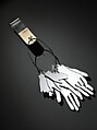 Perspex Hands Chatelaine, Iris Eichenberg (German, born Göttingen, 1965), Perspex, silver, zinc, and leather