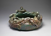 Sculptural bowl, Clément Massier (French, Vallauris 1844–1917 Golfe-Juan), Stoneware