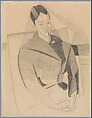 Portrait of Mme Cézanne after Cézanne (recto); Caricatures (verso), Juan Gris (Spanish, Madrid 1887–1927 Boulogne-sur-Seine), Graphite on off-white wove paper (recto and verso)