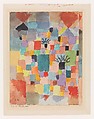 Southern Gardens, Paul Klee German, born Switzerland, Watercolor and ink on paper mounted on cardboard