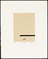 Home is a Foreign Place, Zarina (American, born Aligarh, India 1937–2020 London), Portfolio of 36 woodcut, printed chine collé with pen and black ink on paper