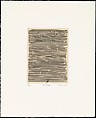 Home is a Foreign Place, Zarina (American, born Aligarh, India 1937–2020 London), Portfolio of 36 woodcut, printed chine collé with pen and black ink on paper